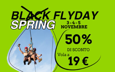 Il Black Friday alla Lago Maggiore ZIPline arriva prima e si chiama Spring Flyday!